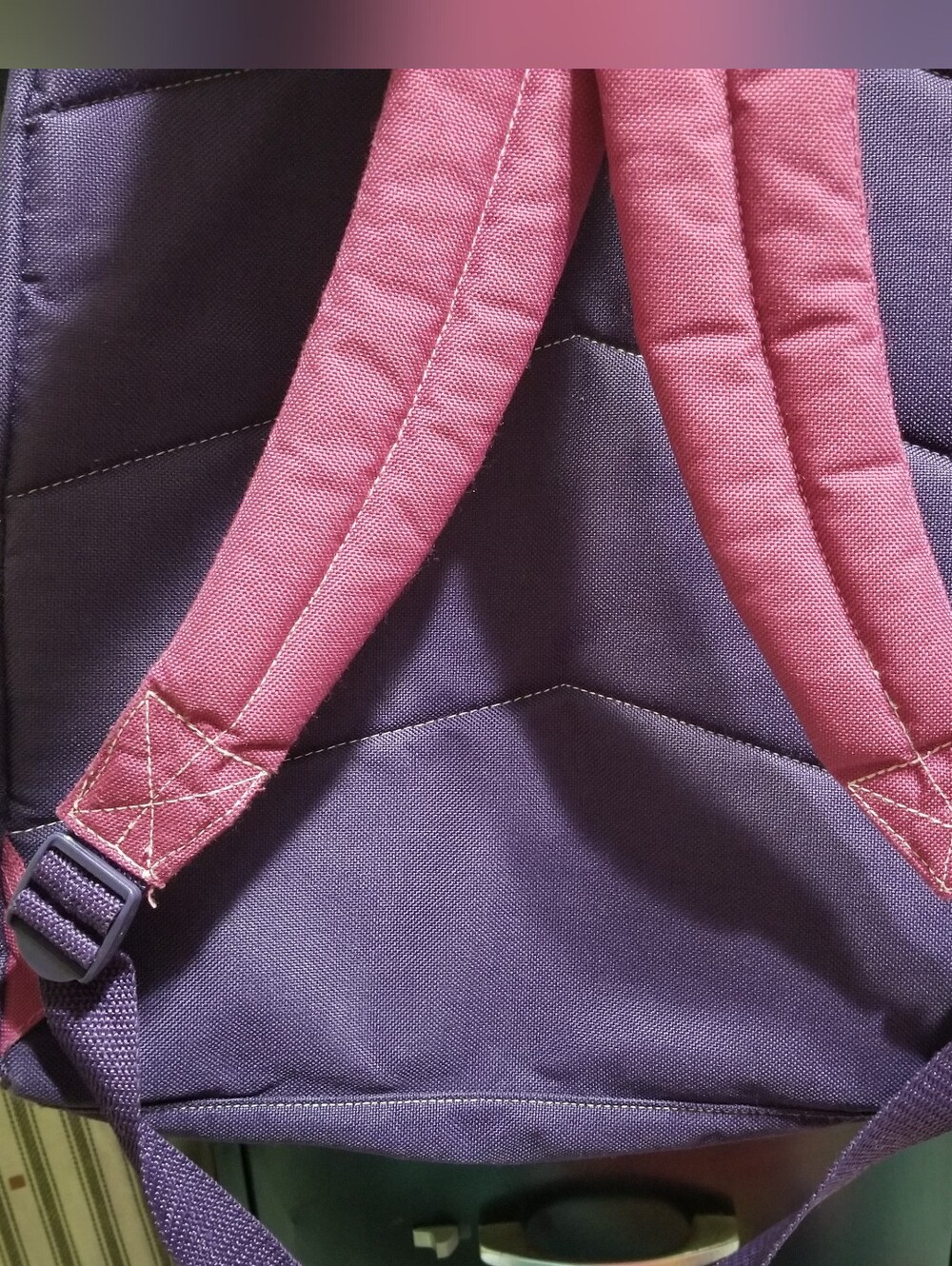 Vintage Kids' One Size Disney Magenta And Purple Winnie the Pooh School Backpack - Picture 12 of 14
